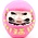 Roze daruma - Japanse wenspop 8 cm