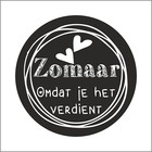 Mini Art Sticker Zomaar omdat je het verdient