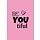 Roze Label  'Be You tiful' 8 x 5 cm  | eenbeetjegeluk.nl