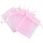 ROZE organza zakje 7 x 9 cm | eenbeetjegeluk.nl