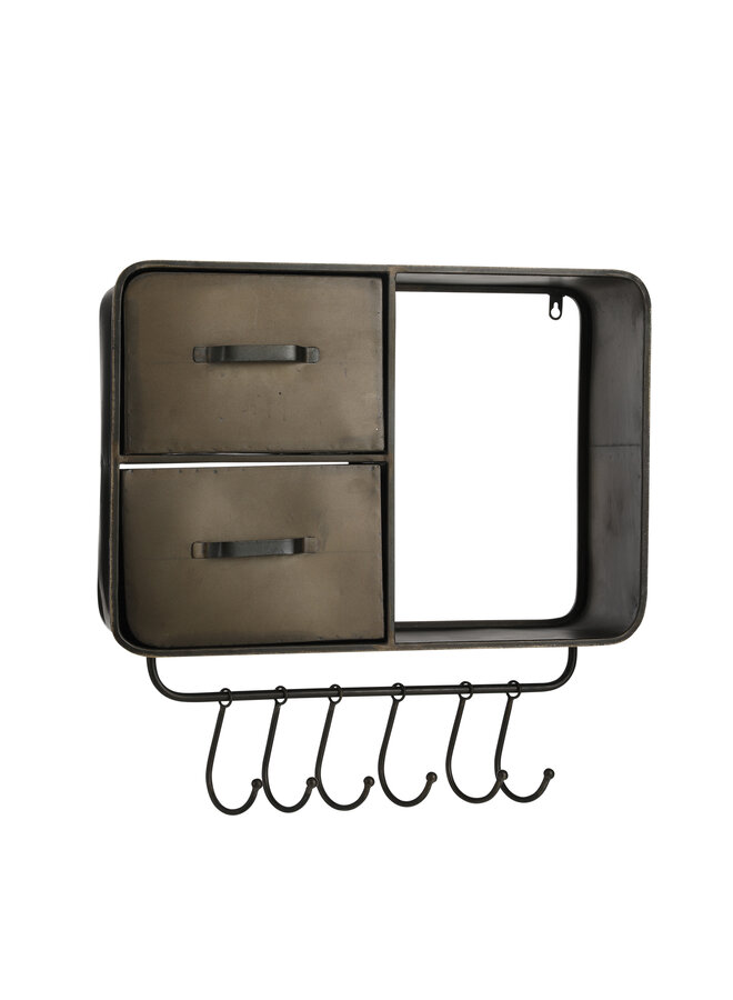 Wall rack brown