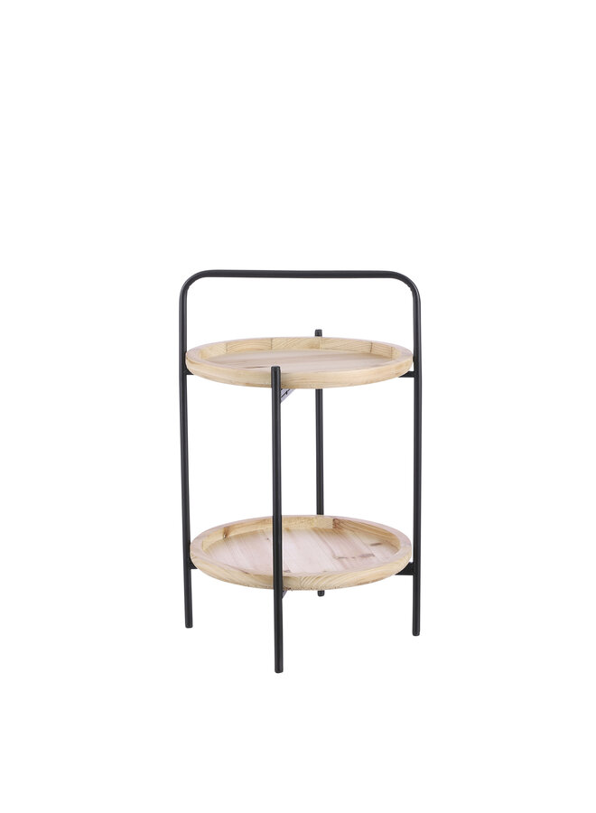 Paca side table brown