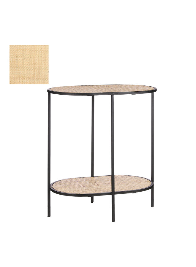 Salto side table brown