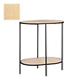 Salto side table brown