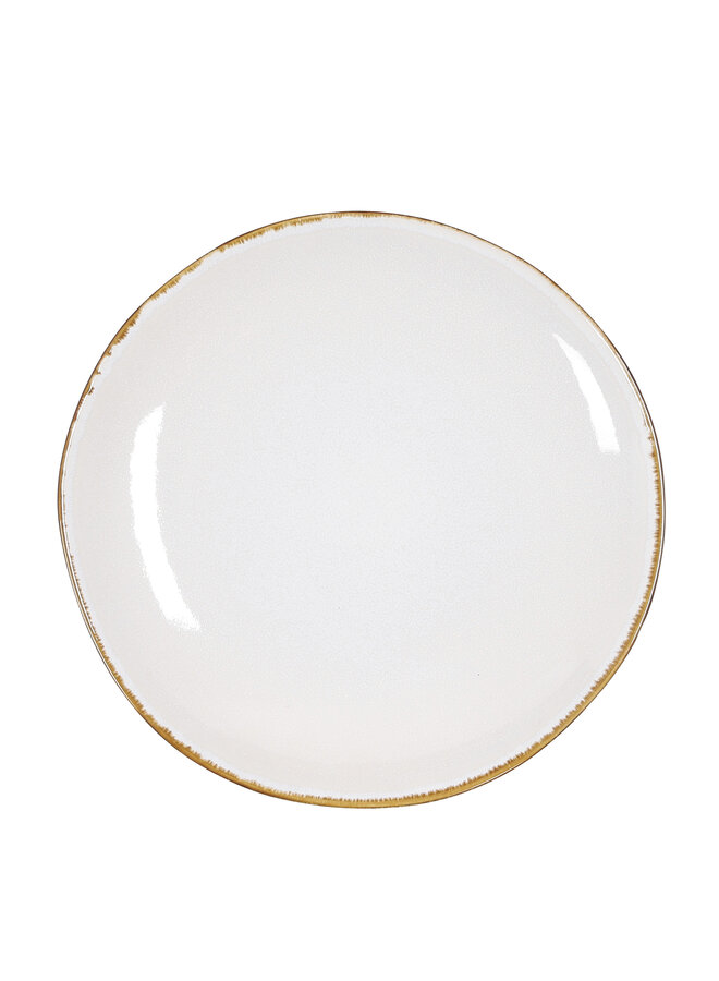 Tabo dinner plate white
