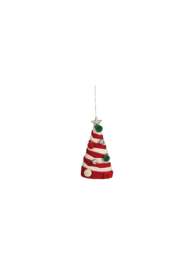 Ornament tree red