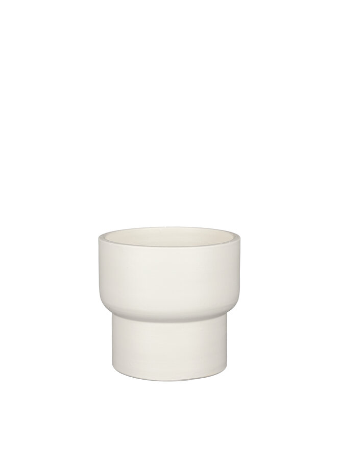 Riva pot round white