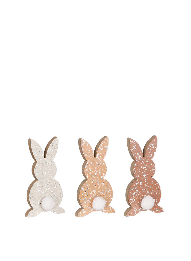 Decoration rabbit 3 assorted