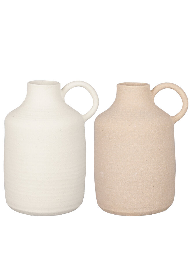 Marakesh vase white peach assorted