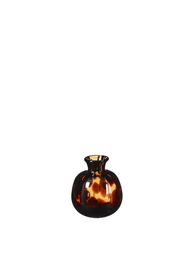 Toro vase glass brown