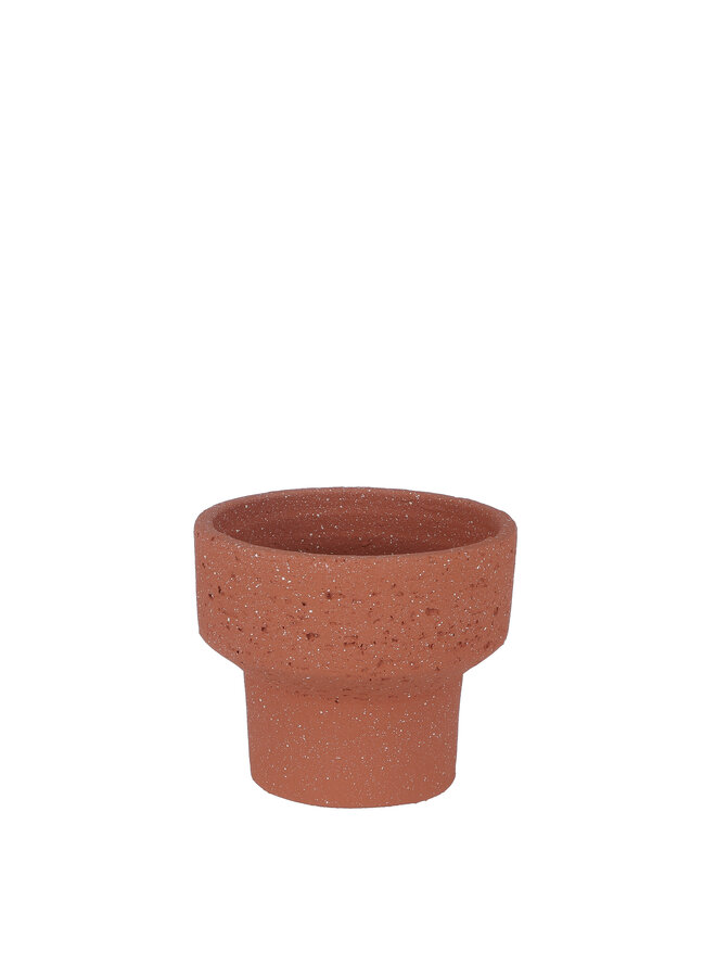 Pietra pot round terra