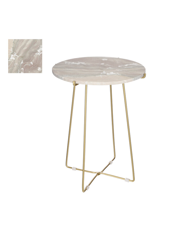 Alec side table l.pink