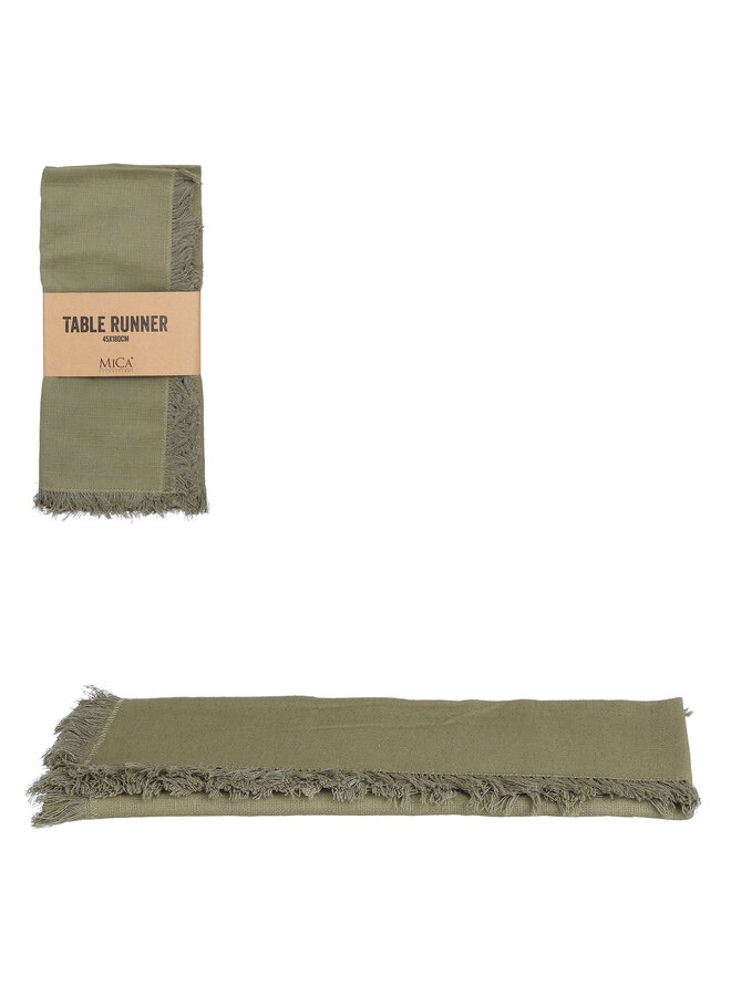 Villia table runner green