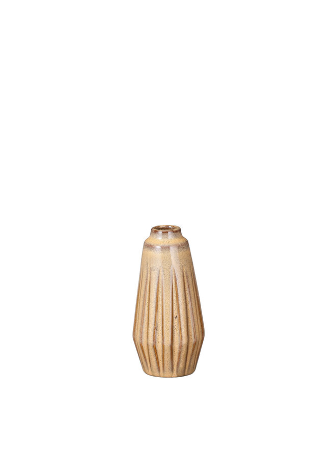 Xanti vase orange rib