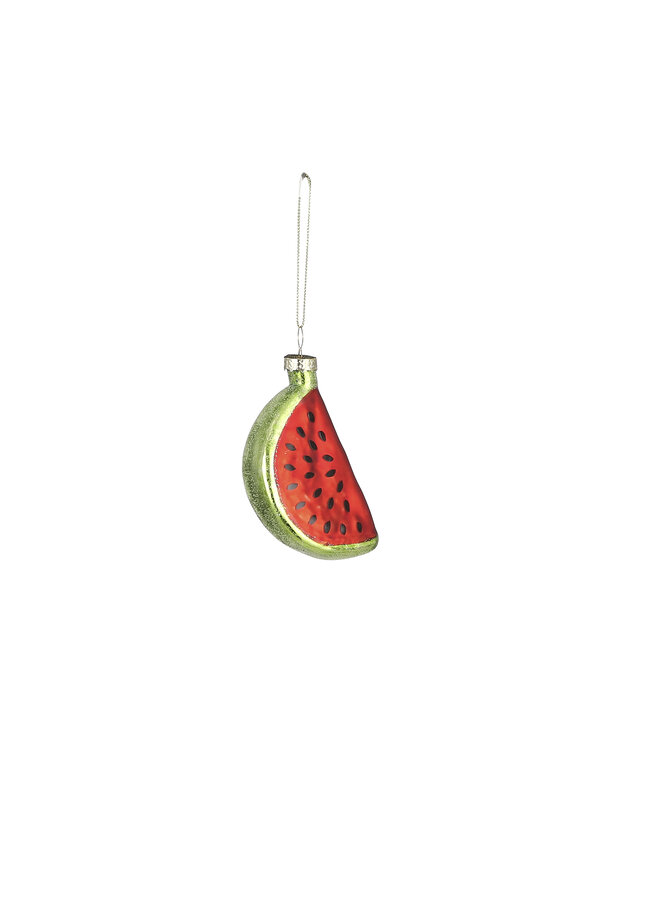 Ornament watermeloen rood