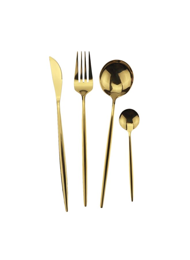 Bestek gold 16 pieces