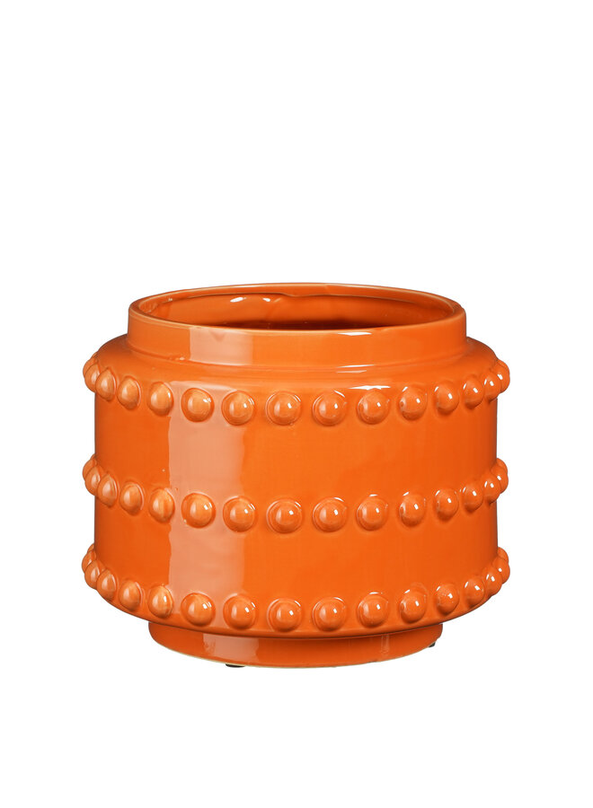 Boaz pot round orange