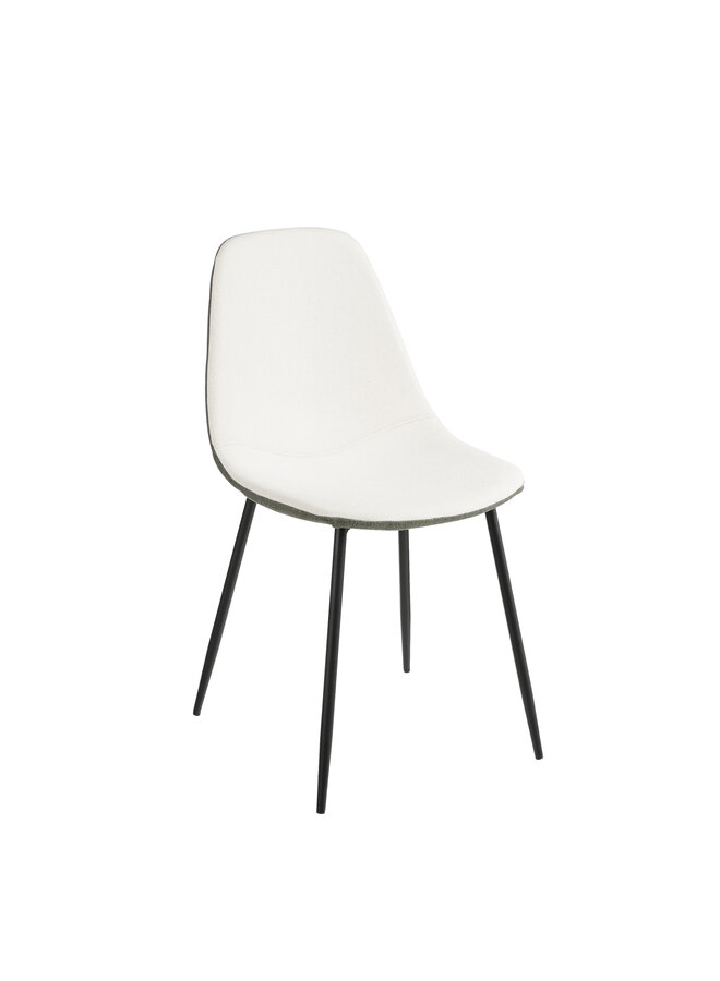 Tallos chair off white green