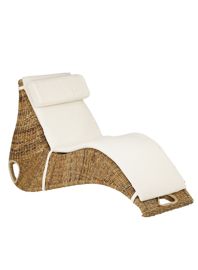 Felice lounger met kussen d.bruin