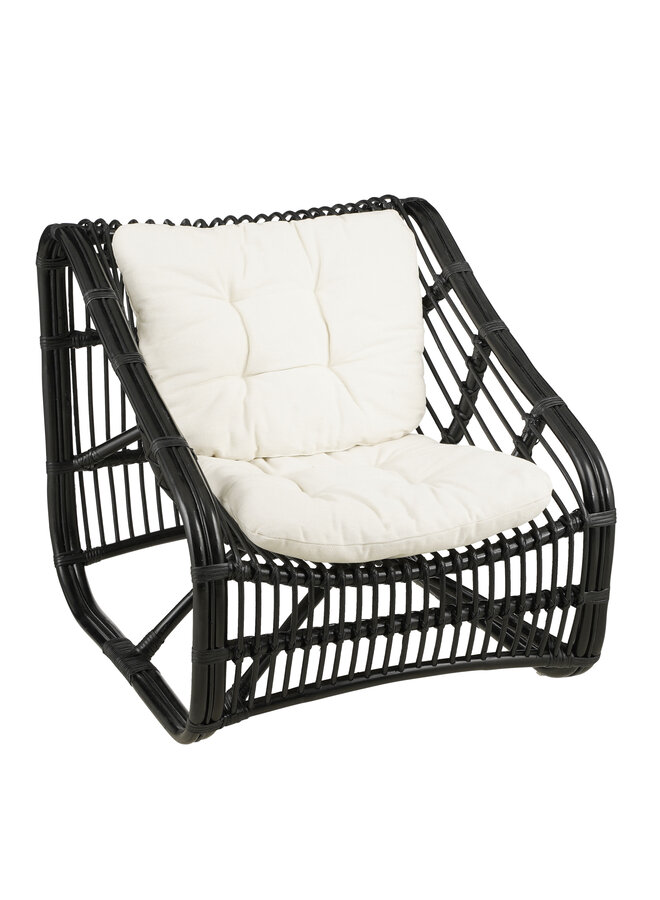 Jay chair with pillow black