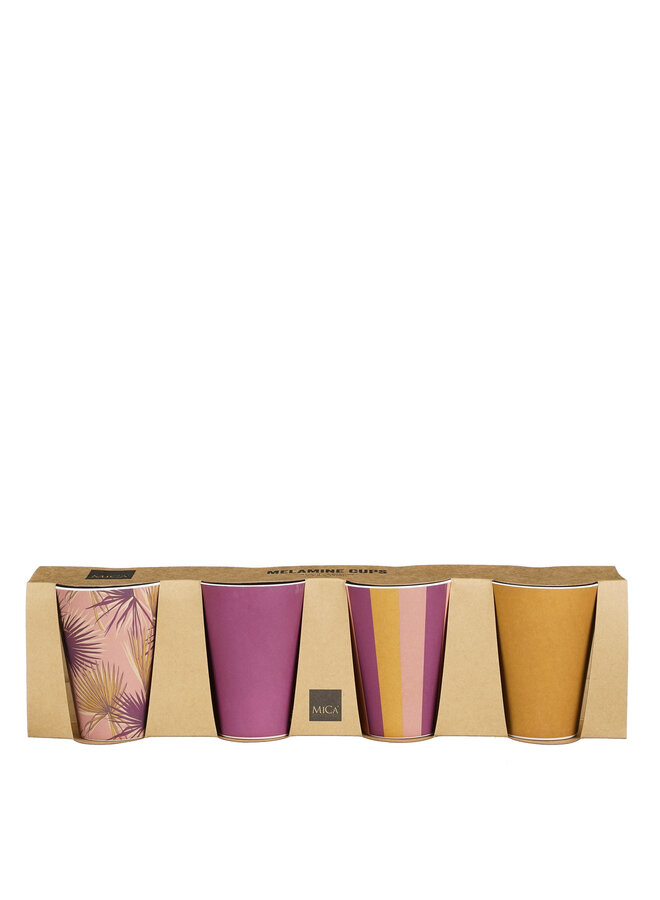 Lumina cup pink brown 4 pieces