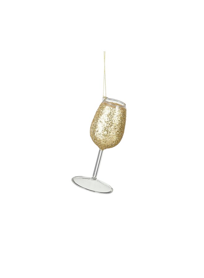 Ornament champagne glas glas champagne
