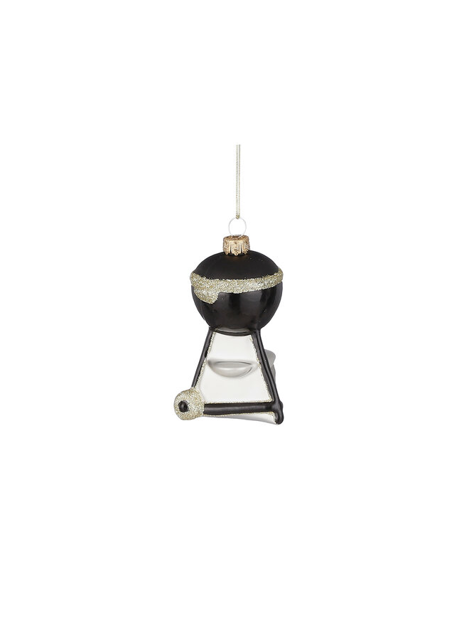 Ornament bbq zwart