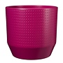 Nola pot rond fuchsia mat relief