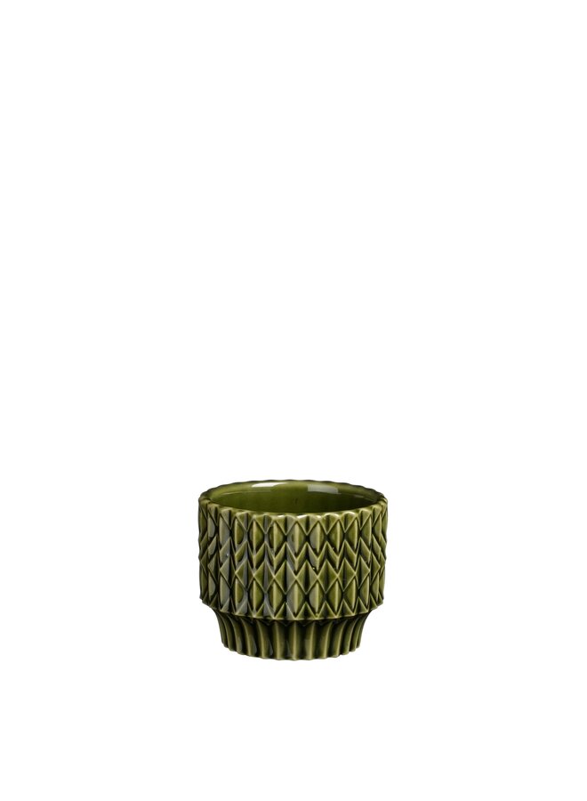 Lauria pot rond d.groen