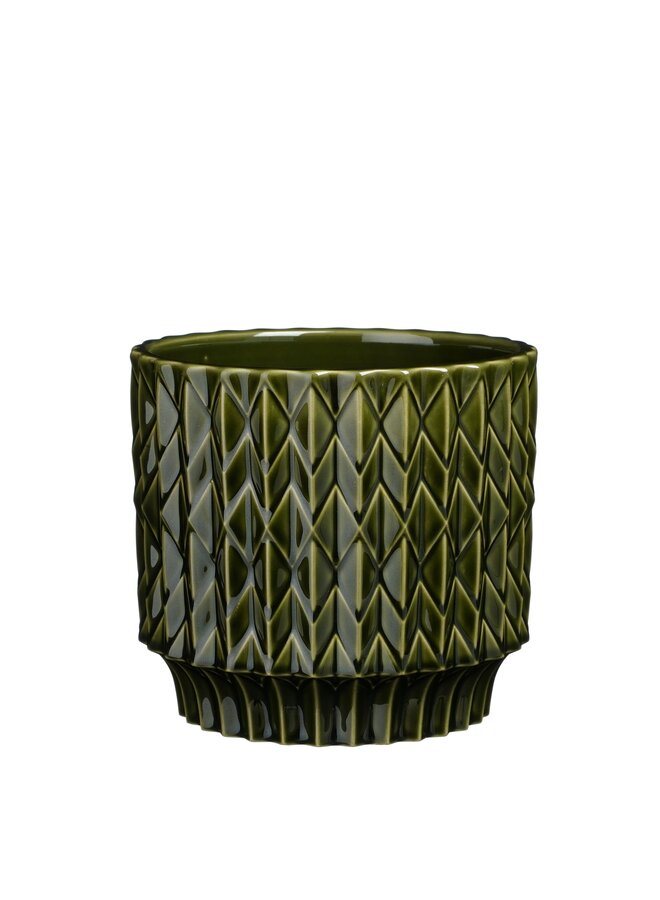 Lauria pot rond d.groen