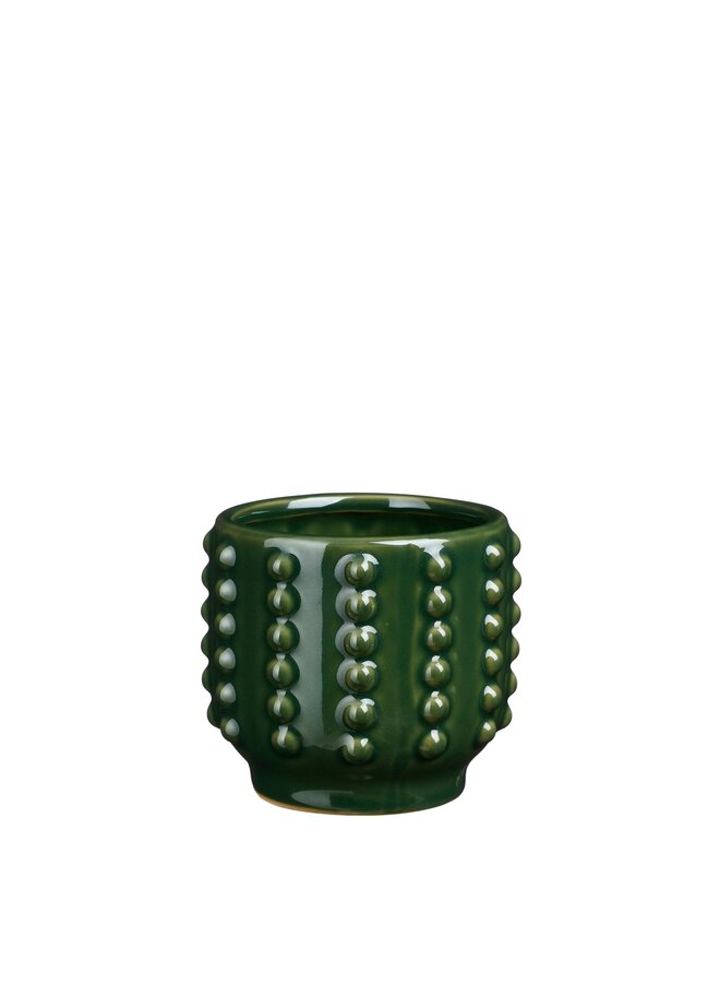 Boaz pot round green