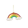 Disco ornament regenboog glas meerkleurig
