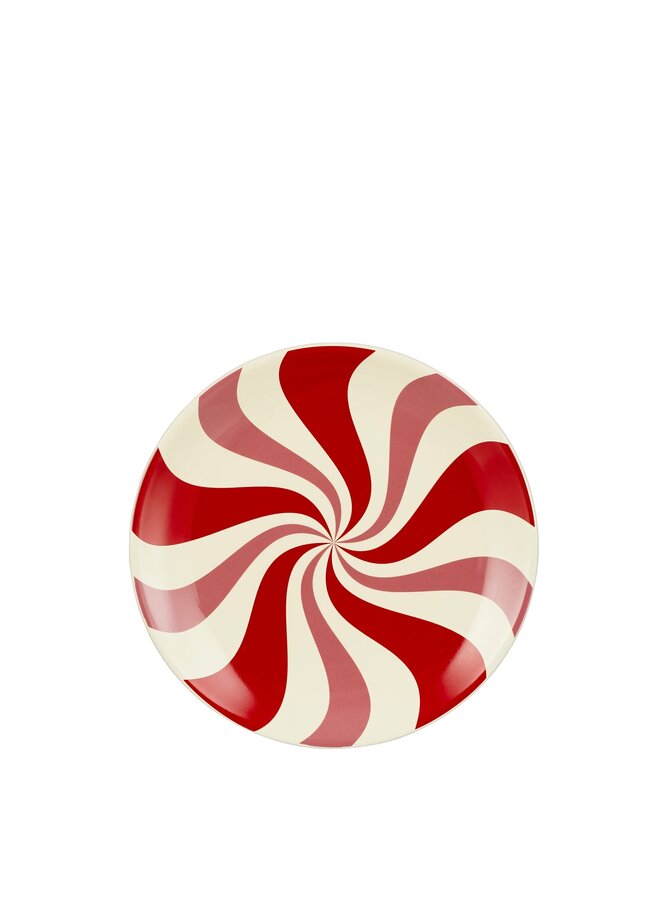 Ontbijtbord rood