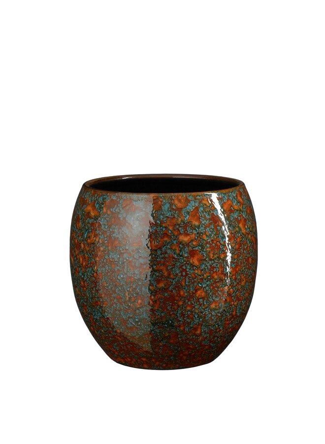Fabian pot rond blauw