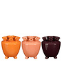 Otilia tulpvaas paars roze oranje 3 assorti