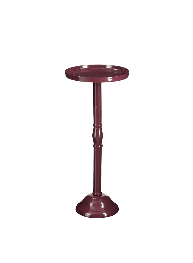 Duco bijzettafel gerecycled aluminium d.paars FSC 100%