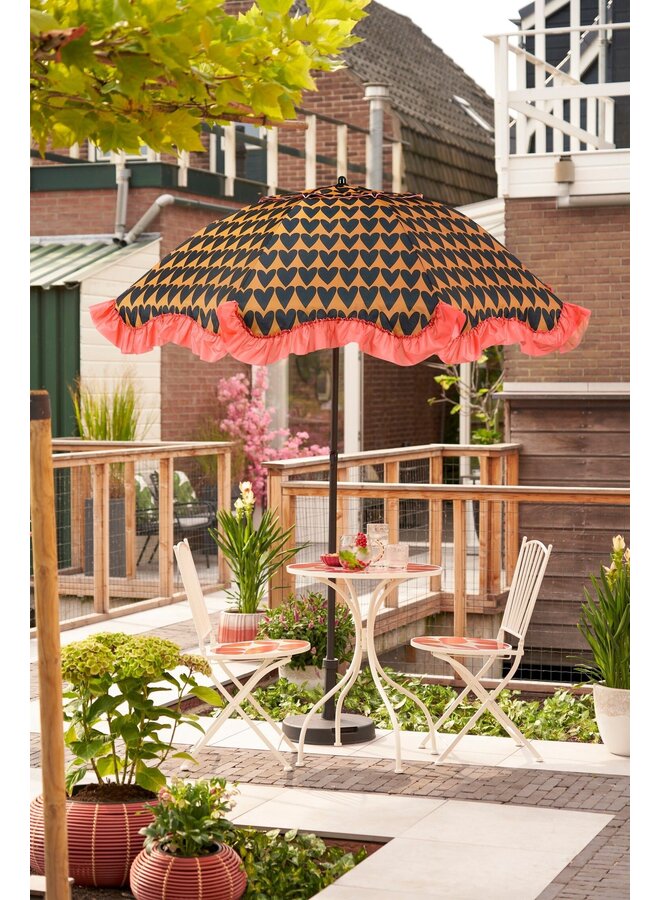 Parasol hart zwart