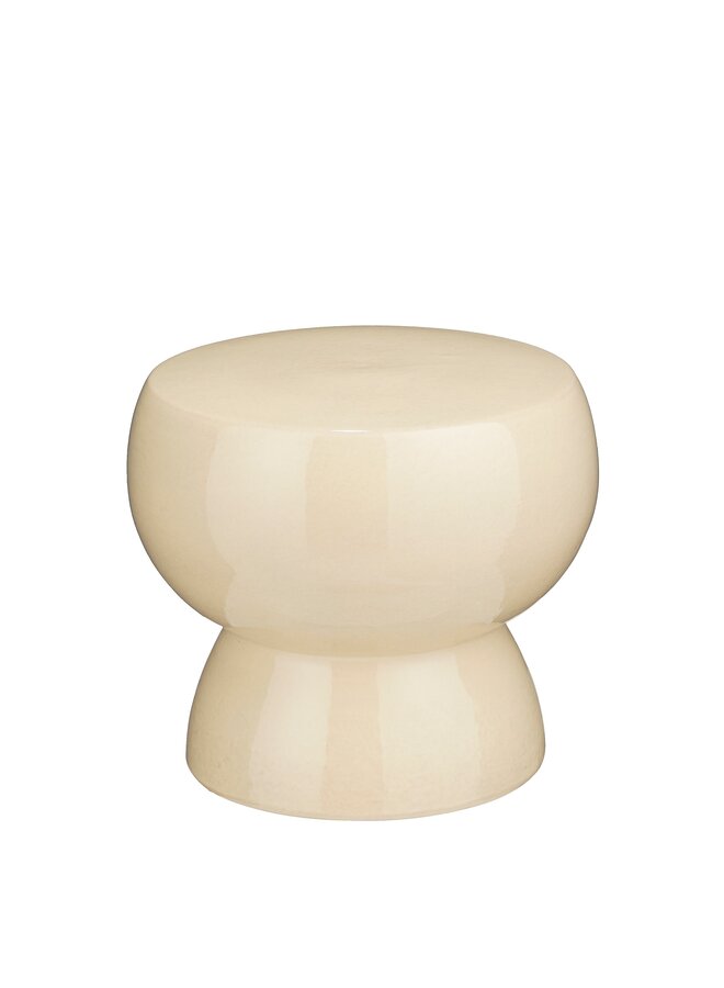 Novo bijzettafel creme
