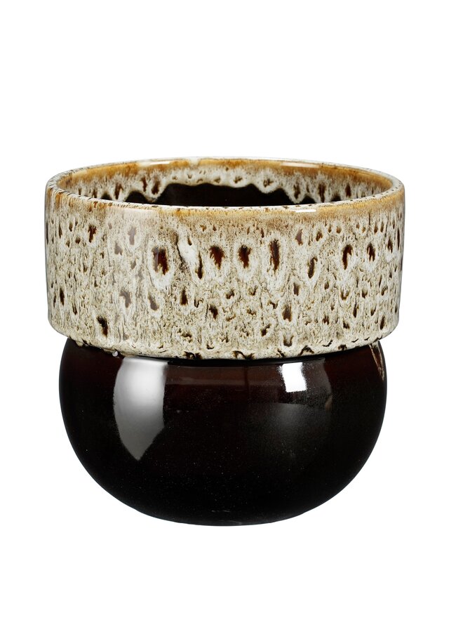Debby pot rond bruin