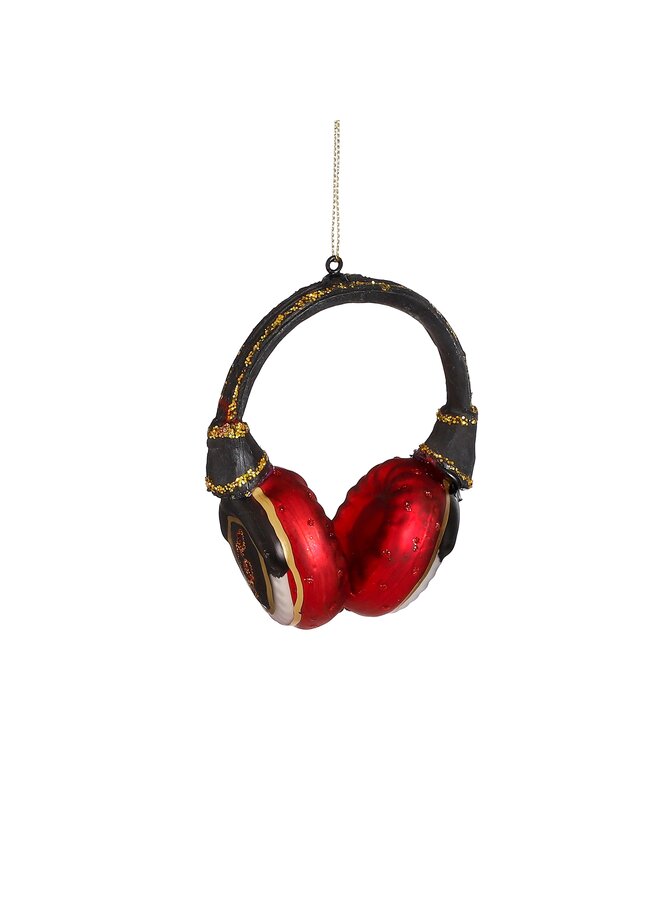 Ornament headphone rood