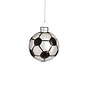 Ornament football zilver