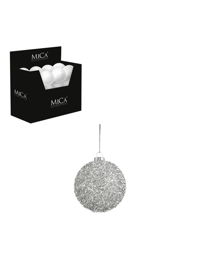 Bal onbreekbaar zilver display