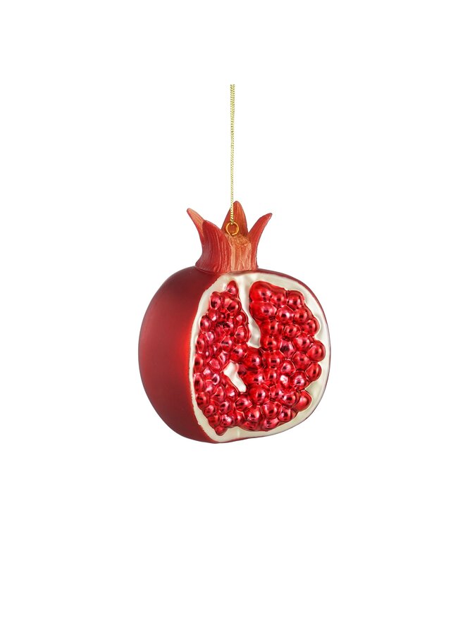 Ornament granaatappel rood