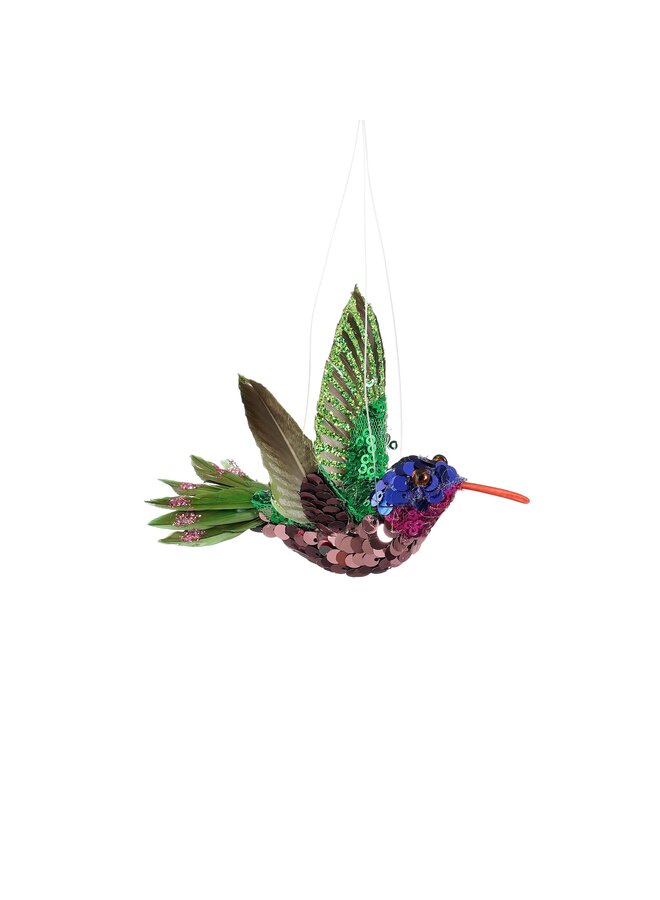 Ornament kolibrie groen