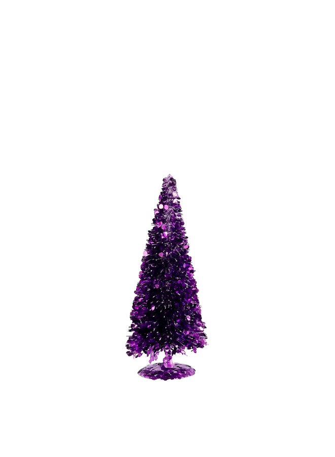 Decoratie boom paars