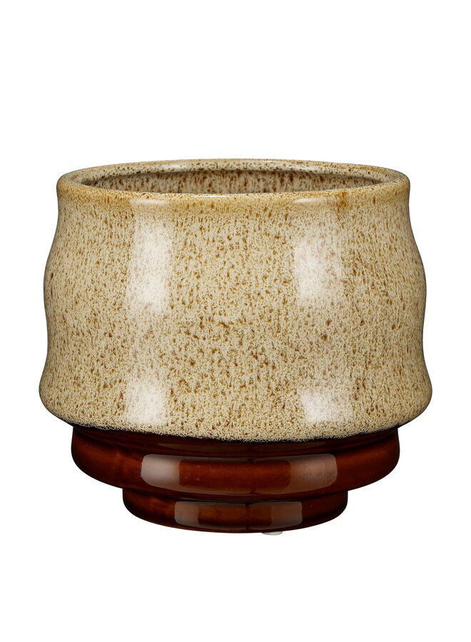 Bowie pot rond bruin