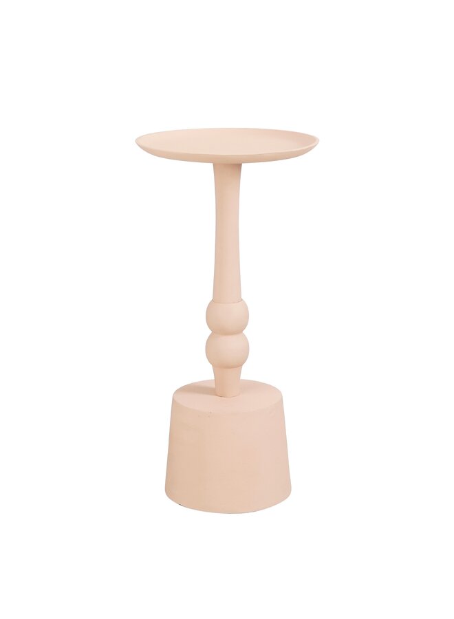 Cheer bijzettafel gerecycled aluminium l.roze