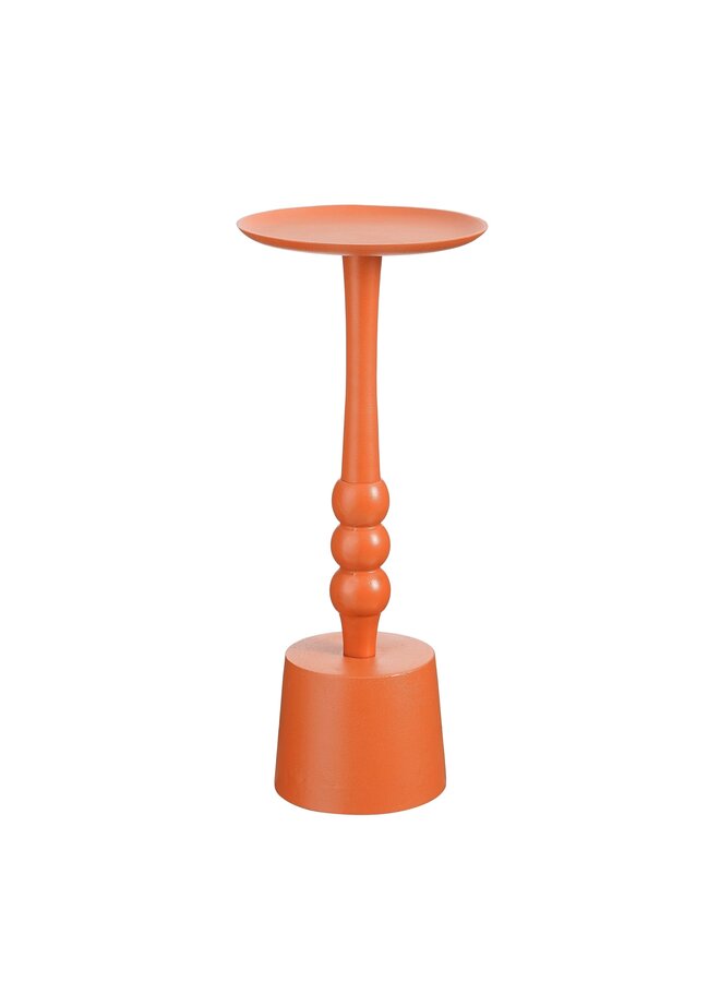 Cheer bijzettafel gerecycled aluminium oranje