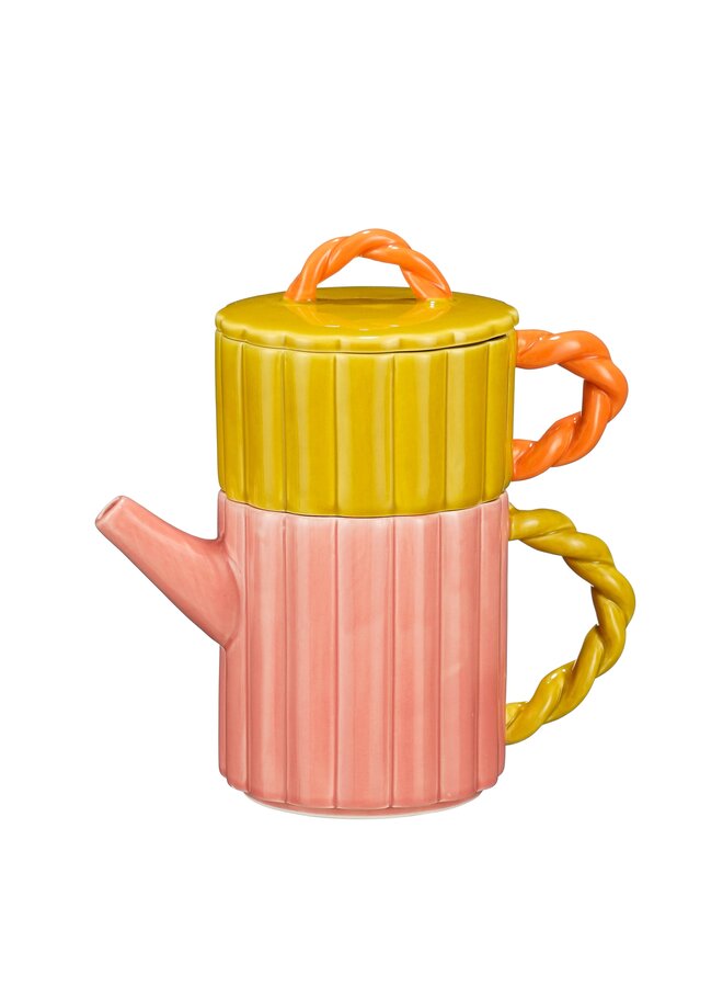 Lizzy theepot mok roze