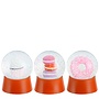 Waterbal cupcake donut macaron rood 3 assorti
